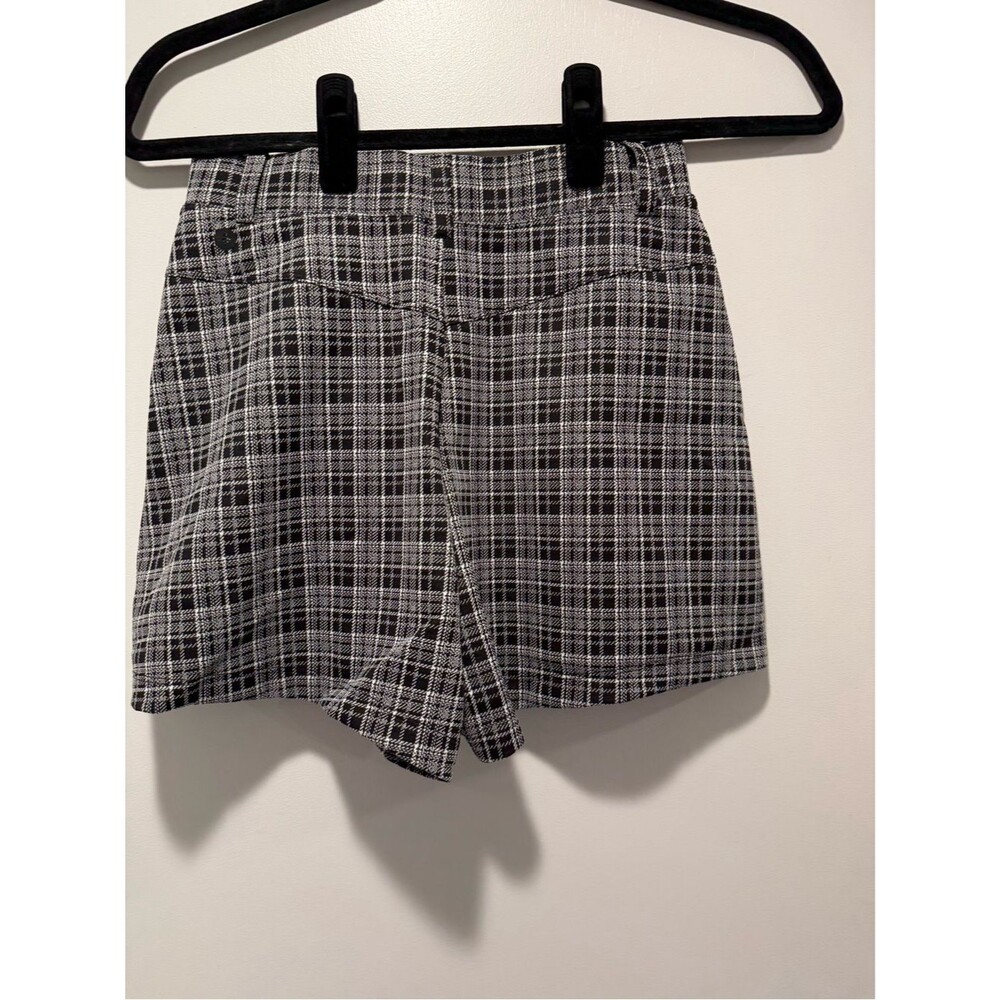 Halara High Waisted Pleated Plaid Shorts Size XS - Picture 3 of 5